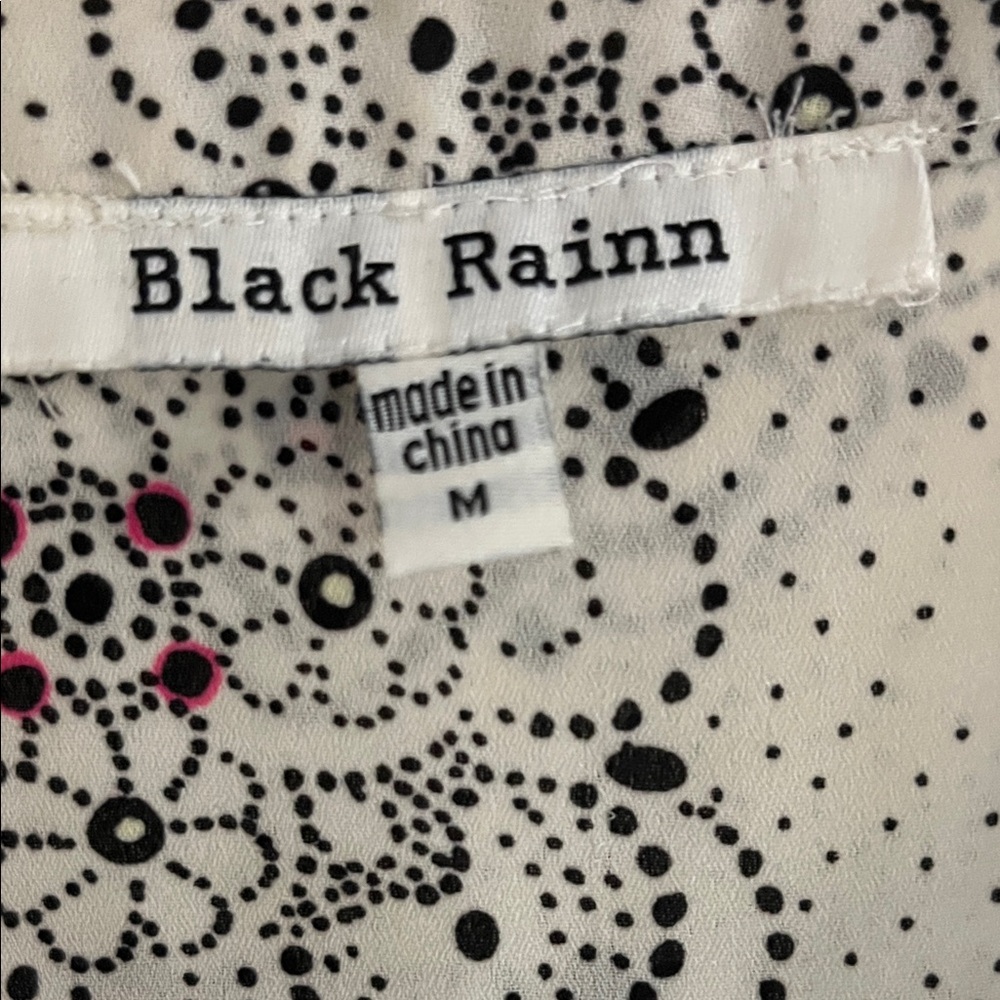 EUC | M | Elegant Black and Cream Women's Top - Picture 2 of 7